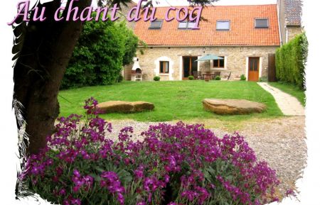 G&icirc;te n&deg;G1160 Audembert - Pas-de-Calais - Vue sur le jardin et le g&icirc;te