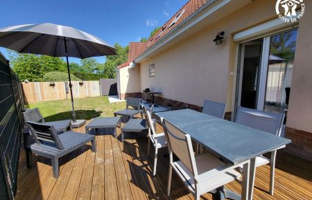 G&icirc;te n&deg;G622541 Saint-Josse - Pas-de-Calais - Terrasse avec salon de jardin 