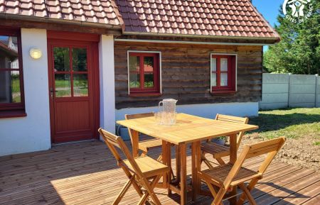 Terrasse avec salon de jardin Gîte n°G622542 Créquy - Pas-de-Calais - Terrasse avec salon de jardin