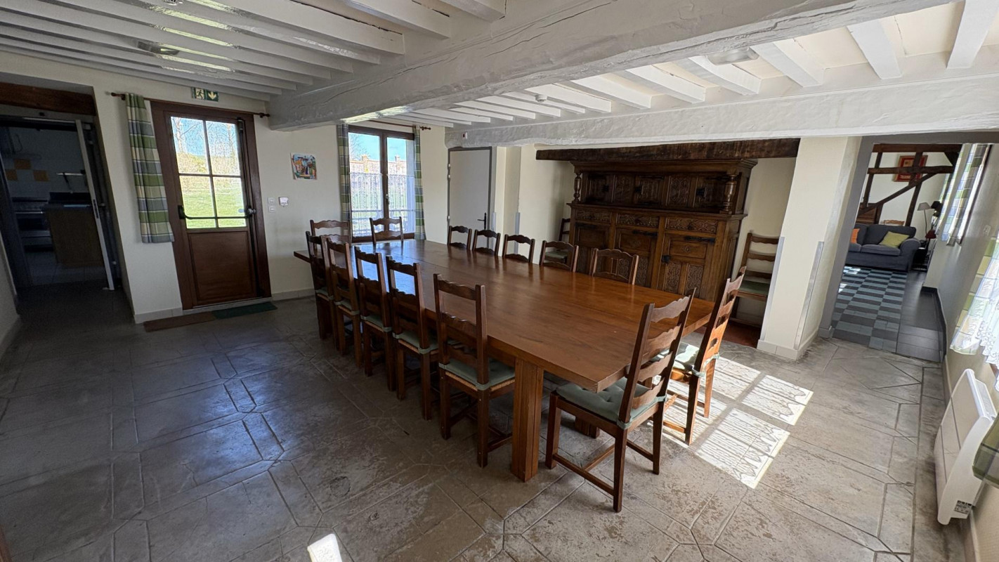 Salle à manger principale de la ferme