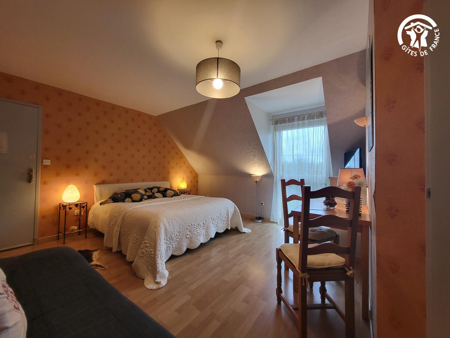 Chambre orange photo 2