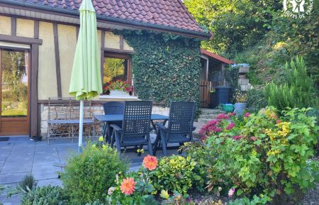 G&icirc;te n&deg;G516306 Coulomby - Pas-de-Calais - Terrasse avec salon de jardin
