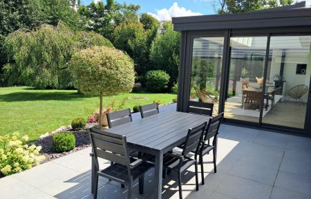 G&icirc;te n&deg;G622513 Thiembronne - Pas-de-Calais - 2&egrave;me terrasse avec salon de jardin, barbecue et transats